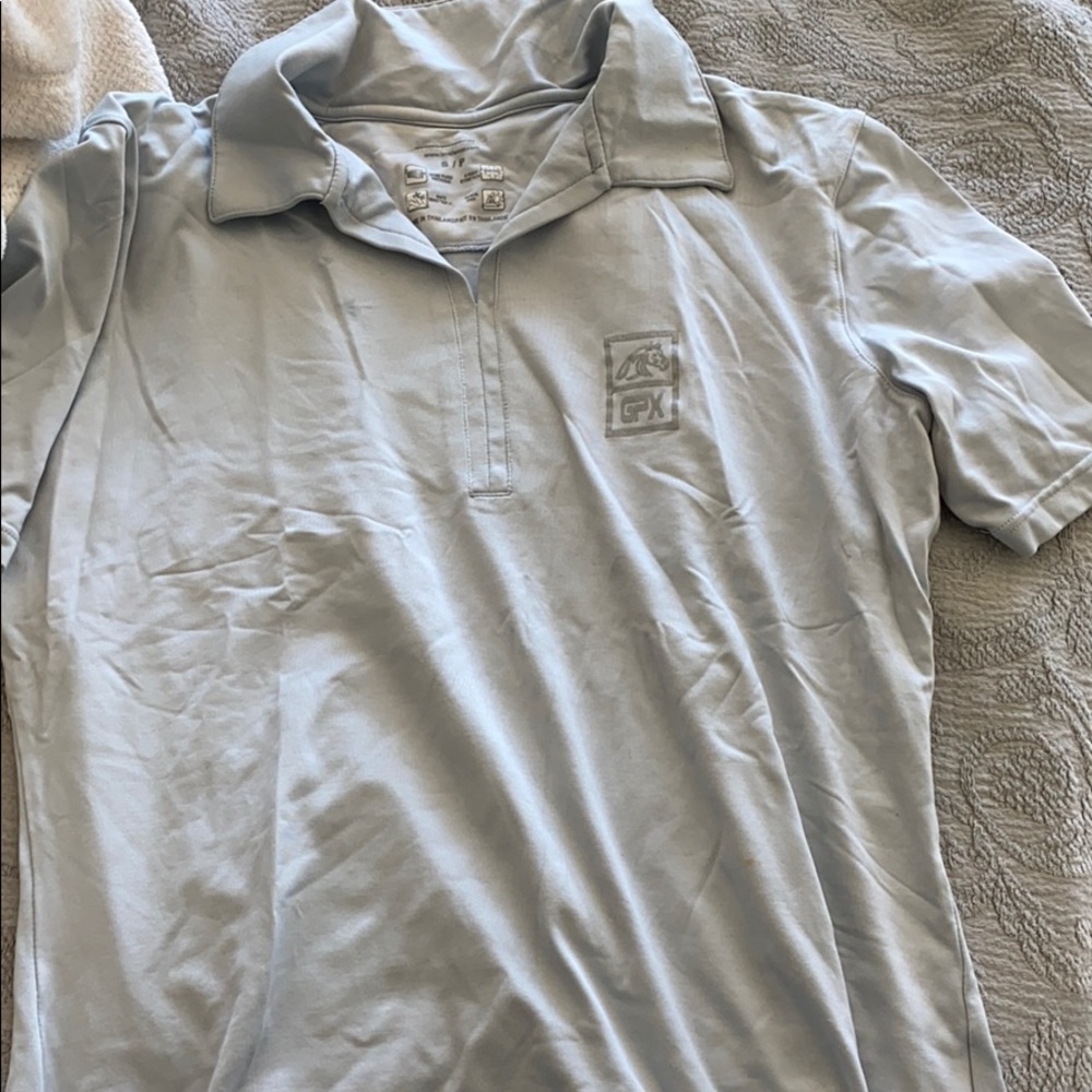 GPX riding shirt light blue size small